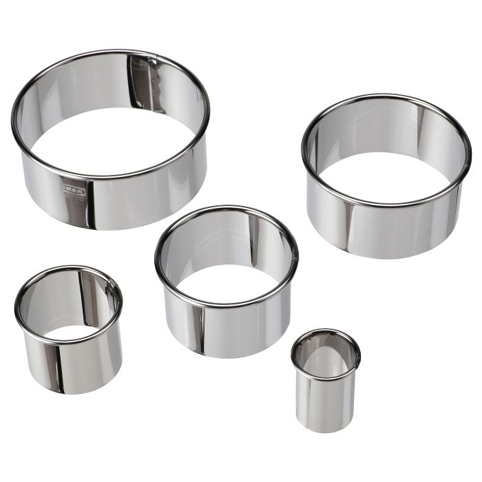 laettbakad cookie cutter set of 5 silver colour 0930500 pe790784 s5 - قالب برش شیرینی ایکیا مدل LÄTTBAKAD کد 904.801.61