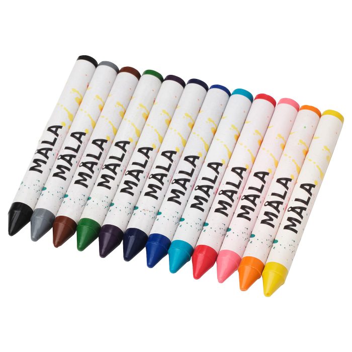 mala wax crayon mixed colours 0788141 pe763482 s5 - پاستل روغنی ایکیا مدل MÅLA کد 805.659.43