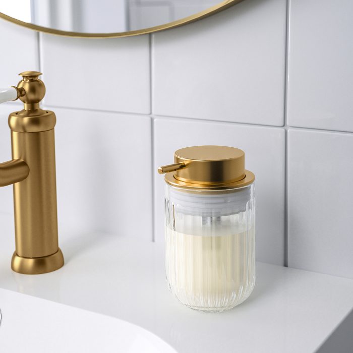 silvtjaern soap dispenser 1150127 pe884367 s5 - مخزن مایع دستشویی ایکیا مدل SILVTJÄRN کد 904.988.73