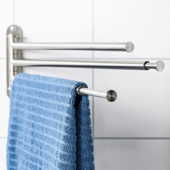 brogrund towel holder 3 bars stainless steel 1084293 pe859573 s5 - آویز حوله ایکیا مدل BROGRUND کد 604.267.07