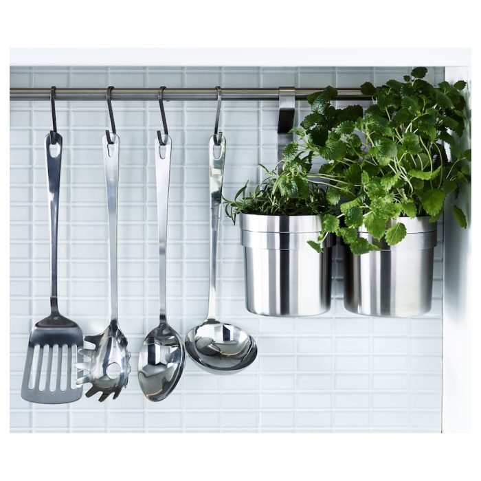 grunka 4 piece kitchen utensil set stainless steel 0247045 pe385919 s5 - ست ۴ تکه ابزار آشپزخانه ایکیا مدل GRUNKA کد 300.833.34