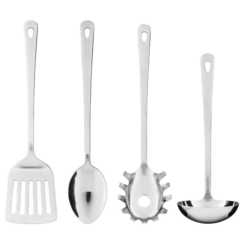 grunka 4 piece kitchen utensil set stainless steel 0711741 pe728430 s5 - hot