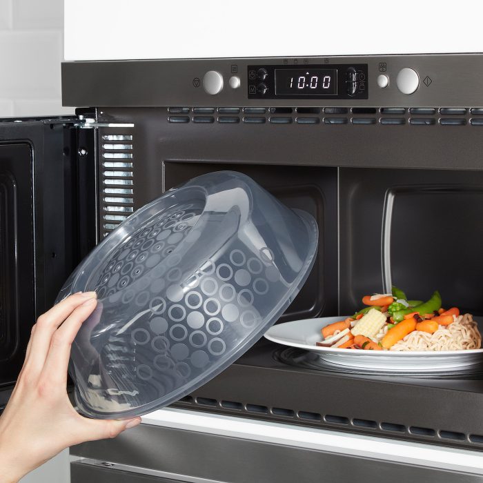 prickig microwave lid gray 0894772 pe607485 s5 - درپوش ماکروویو ایکیا مدل PRICKIG کد 701.860.90