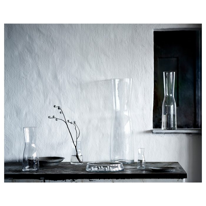 tidvatten vase clear glass 0555000 pe660079 s5 - گلدان ایکیا مدل TIDVATTEN کد 603.359.91